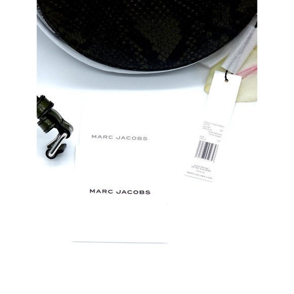 Marc Jacobs Snakeskin Embossed Leather Circle Crossbody Bag New GL0237621 - Picture 16 of 16